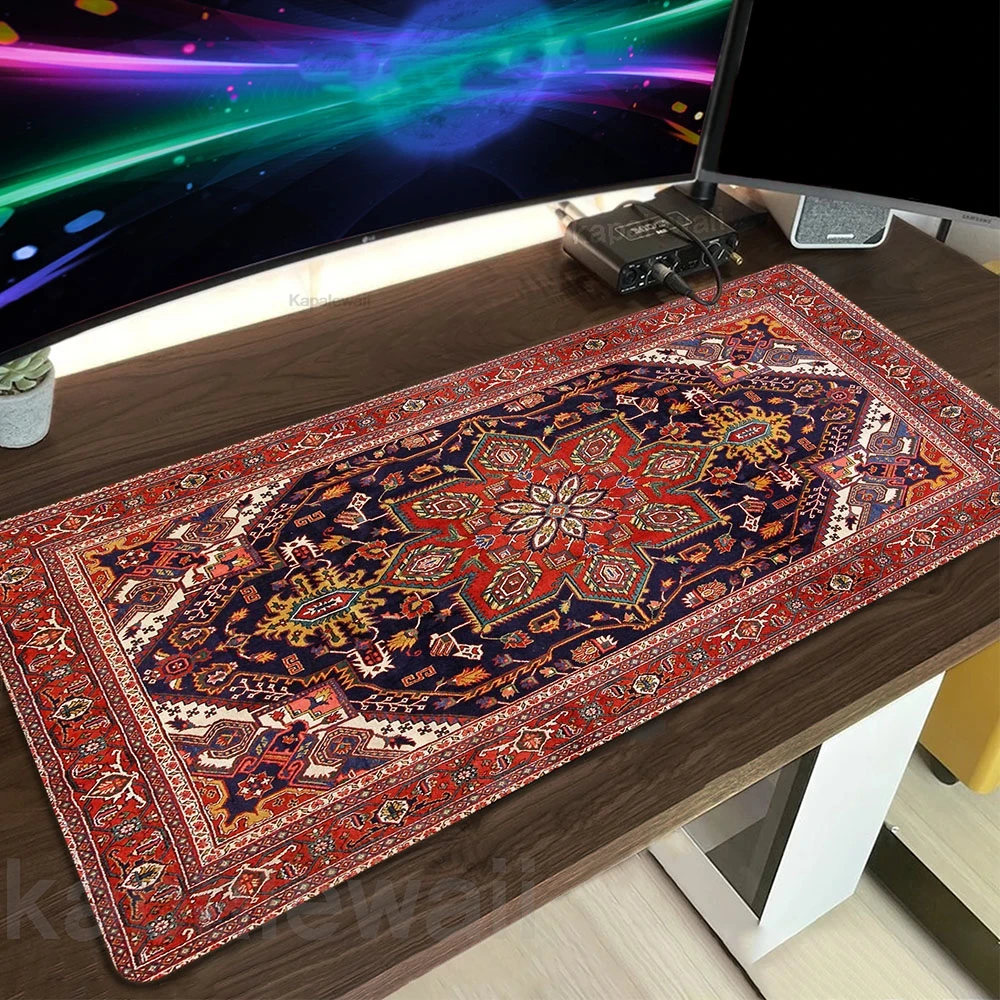 

Gaming Persian Carpet Mouse Pad Large Gamer Mousepad Computer Game Desk Mat XXL Mouse Mat Rubber Deskmat Speed Keyboard Pads