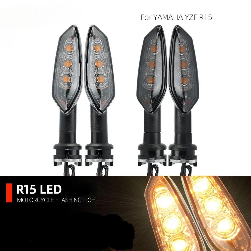 

LED Turn Signal Light For YAMAHA YZF R15 R25 R3 R125 MT25 MT03 MT15 MT07 MT09 MT10 XJ6 FZ6 Motorcycle Accessories Indicator Lamp