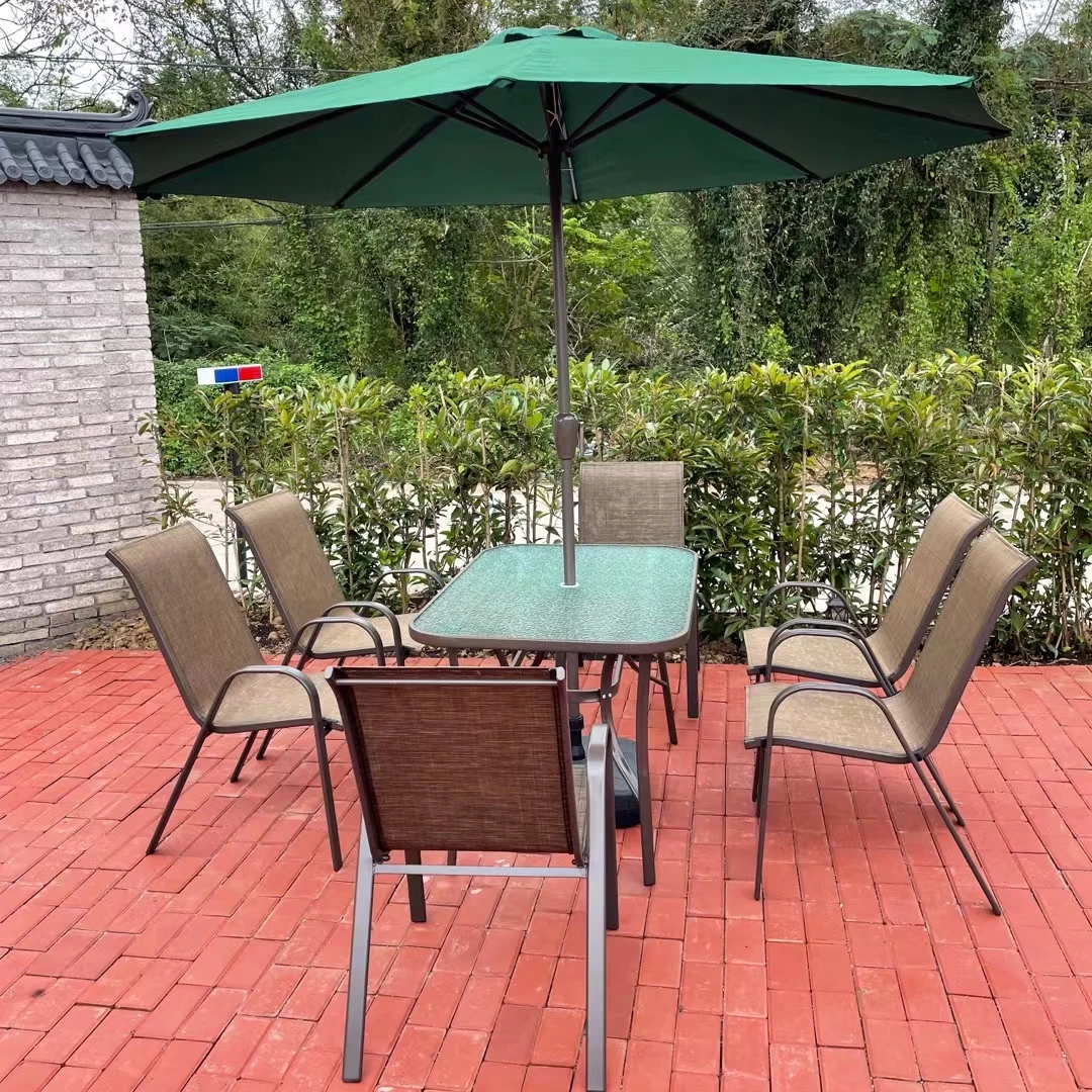 Outdoor Patio Bistro Dining Chair Table Set Garden Umbrella Parasol Furniturepromote sales