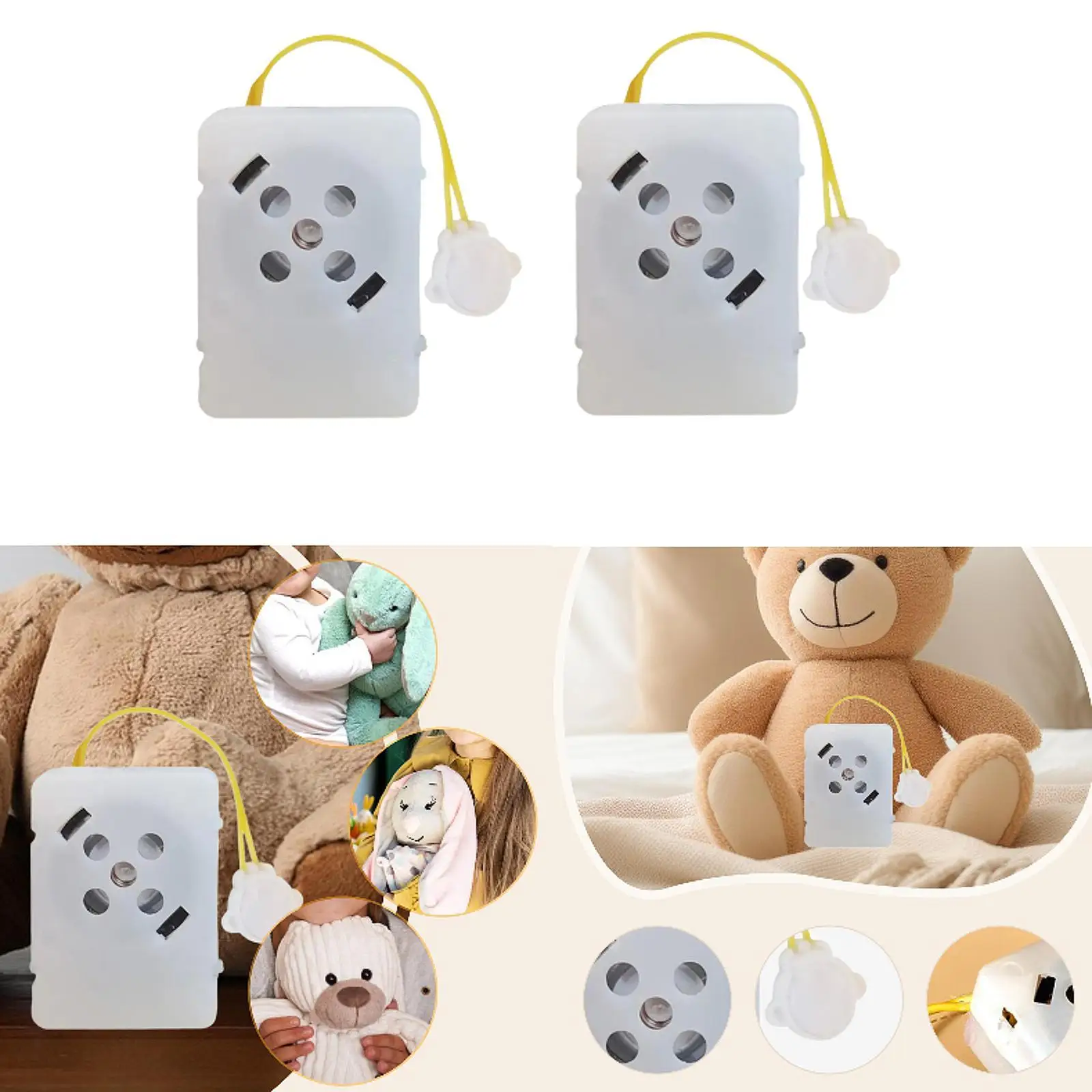 เครื่องบันทึกเสียงขนาดเล็กสําหรับตุ๊กตาสัตว์สําหรับกล่องของขวัญหมอนการ์ดอวยพร