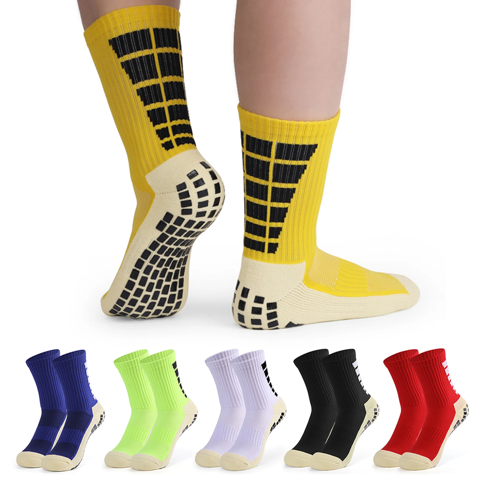 

Men's Anti Slip Football Socks Athletic Socks for basketball Soccer Volleyball Running Trekking Hiking Men\u0027s Soccer Socks