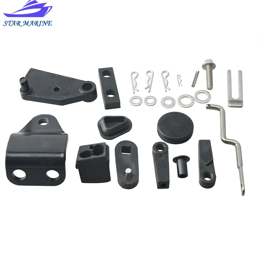 65W-48501 65W-48501-00 Throttle &Shift Attachment Kit For Yamaha Outboard Engine 4 Stroke F25 Accessories Replaces Parts