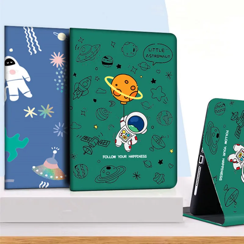 

Чехол для планшета Astronaut Stand Book для Lenovo Tab P11 2-го поколения M10 Plus 3rd 10,6 Xiaoxin Pad 2024 11 Plus 2023 P12 12,7 Чехлы