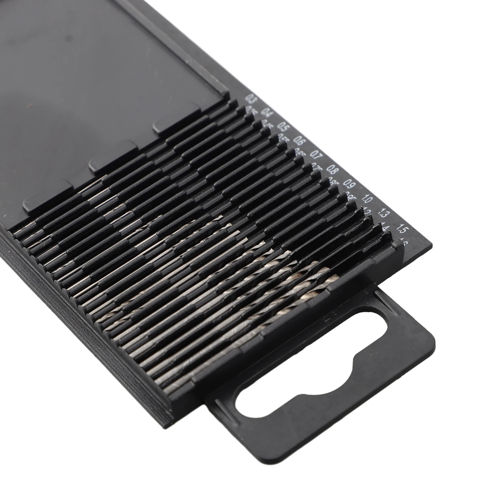 20 unids/set 0,3mm-1,6mm pequeño juego de brocas giratorias de acero de alta velocidad juego de brocas Micro-HSS con estuche para carpintería PCB de plástico