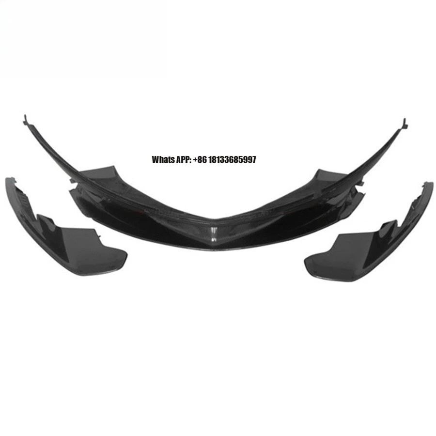 

Стильный диффузор из сухого карбона для переднего бампера автомобиля, нижняя накладка, сплиттер, защита 540C 570S 570LT