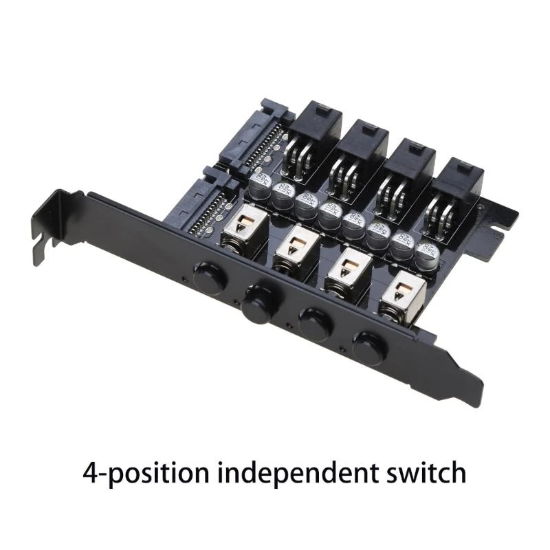  Professional Computer Host PCI Expansion Card Slot Rack Expand Power Control