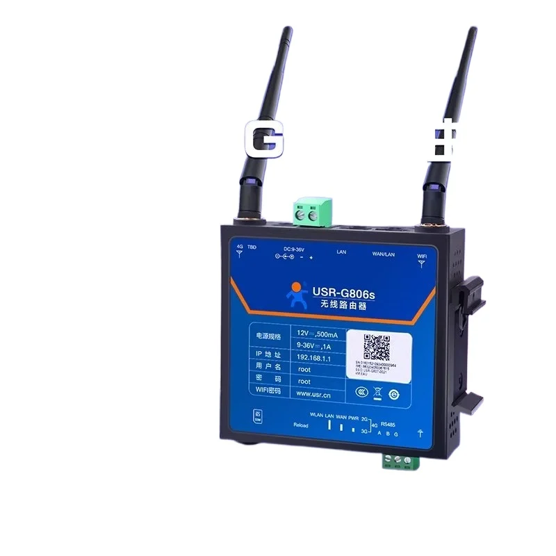 Industrial 4G LTE Router USR-G806S IoT Device Serial Port RS485 LAN To 4G WiFi Converter