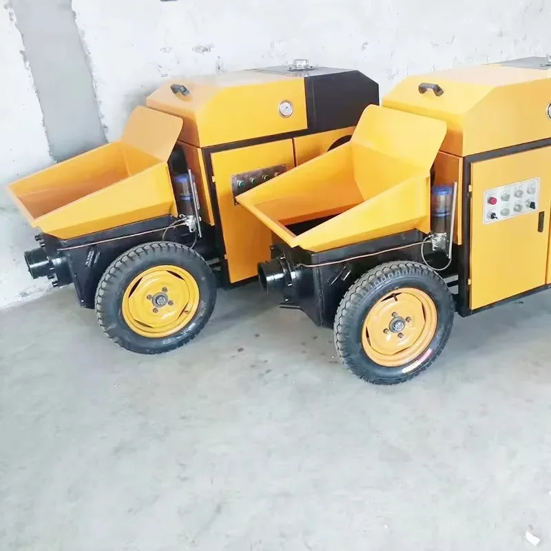 

Portable Mini Truck Concrete Pumps Electric & Diesel Tractor with Small Hose Mixer for Small Scale Construction Projects