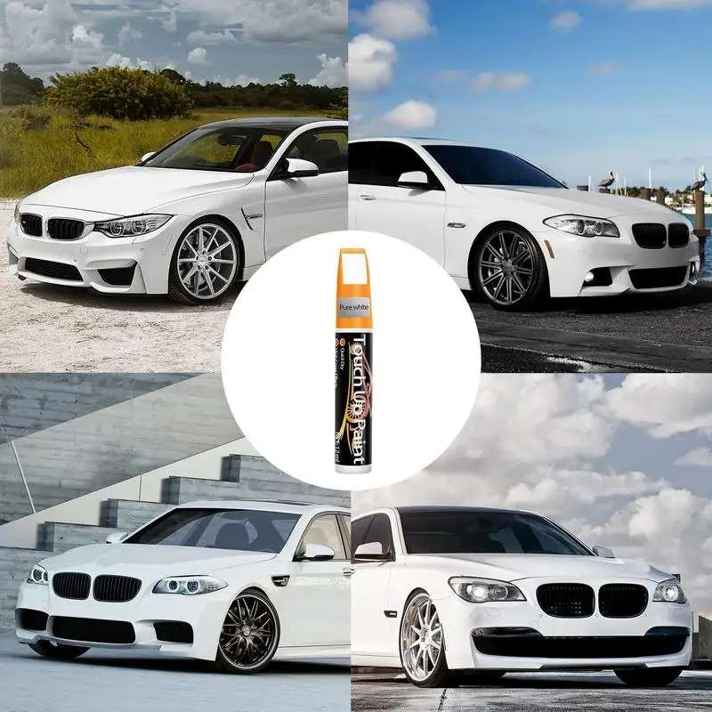 Car Paint Scratches Repair Pen Brush Waterproof Paint Marker Pen Car Tyre Tread Care Automotive Maintain Black White Red Blue