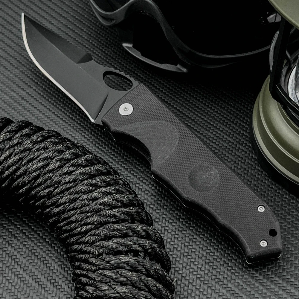 

Складной охотничий нож с лезвием из стали 7Cr13Mov и рукоятью G10, популярный нож для самообороны, EDC, долговечный нож для активного отдыха, кемпинга и тактических задач