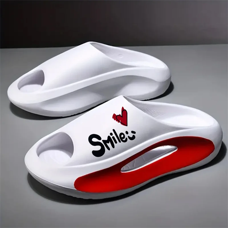 Men Slippers Summer EVA Soft-soled Platform Slides Sandals Women Indoor Outdoor Walking Beach Shoes Flip Flops Mens Home Shoes