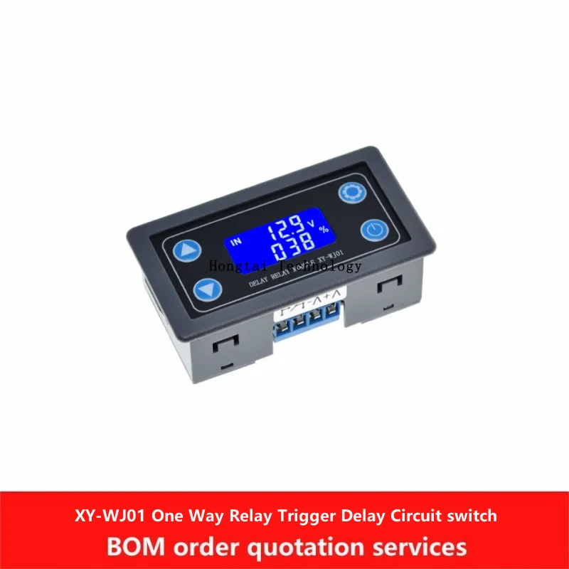 XY-WJ01 all the way relay module delay power off disconnect trigger delay cycle timing circuit switch input DC 6V-30V