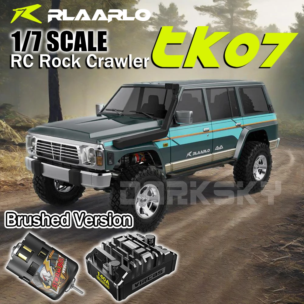 

RLAARLO TK07 1/7 матовая версия RTR RC электрическая модель с дистанционным управлением автомобиль рок-гусеничный игрушки для взрослых и детей