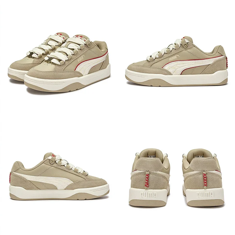Puma 406668-01 Unisex Skateboard Shoes Leather Upper Thick Sole Casual Sneakers