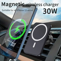 Magnetic Wireless Car Charger For MagSafe iPhone 16 15 14 13 112 Pro Max Xiaomi Samsung Xiaomi Air Vent Clip Phone Holder Stand