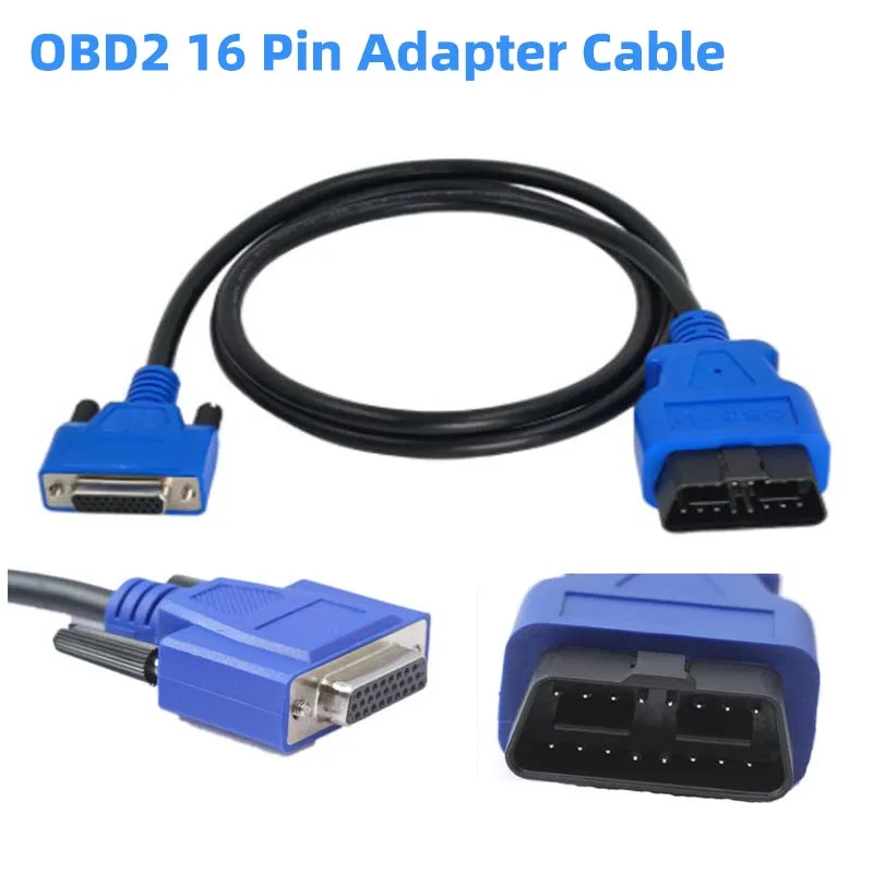 

PN 493113 16-контактный кабель DB25pin для Nexiq USB Link Diesel Truck Deutsch Адаптер «папа» 16-контактный разъем DB25 PIN «мама» OBD