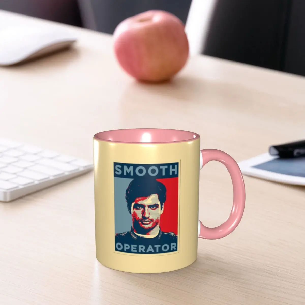 Rainbow Girls Boys Carlos Sainz Smooth Operator Great Men Wom Mug Funny Ceramic Coffee Cups Tea Mugs Milk Cup Drinkware Gifts