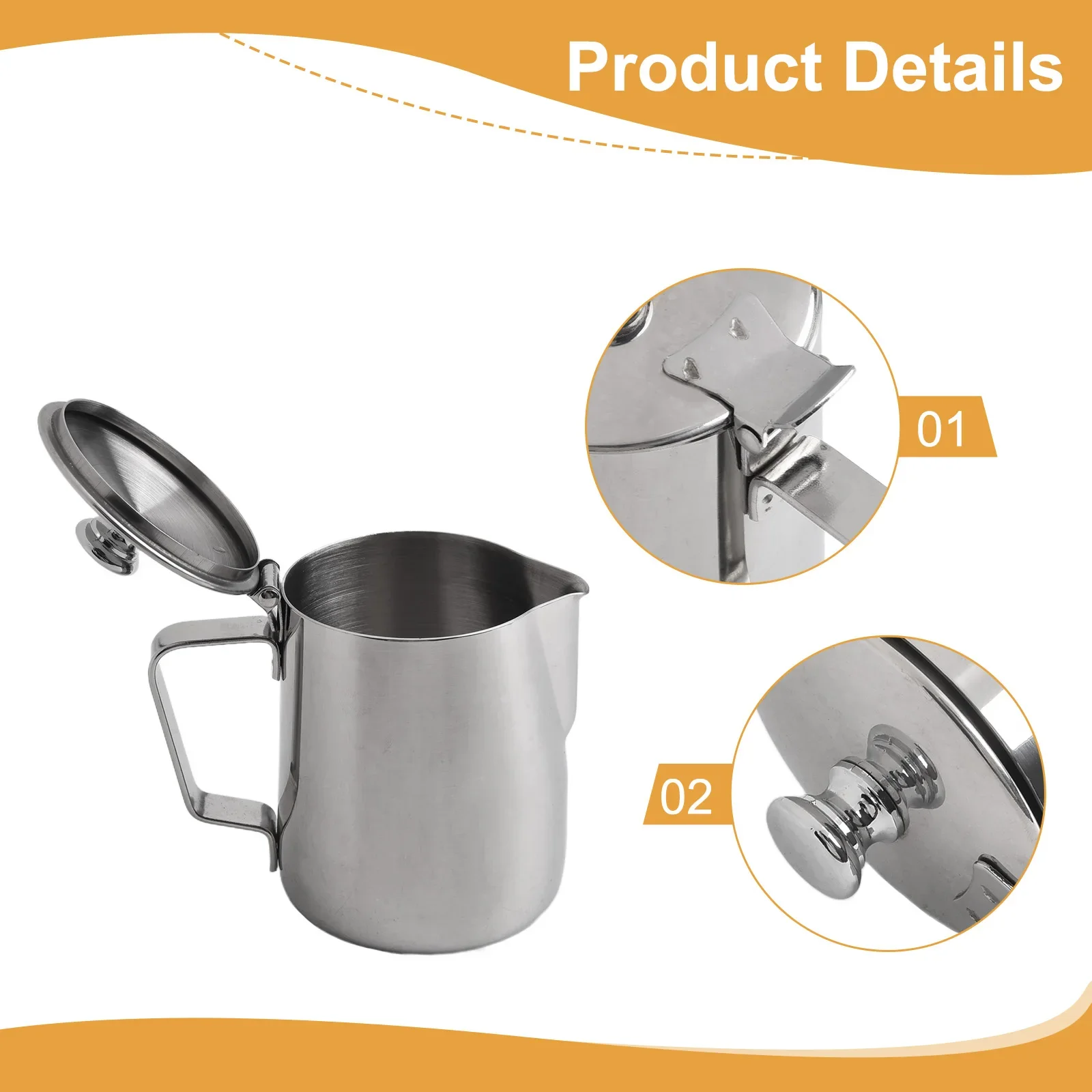 

Create Fantastic Milk Coffee Foam Kettle Milk Frothing Coffee Package Content Proper Thick And Comfortable Body