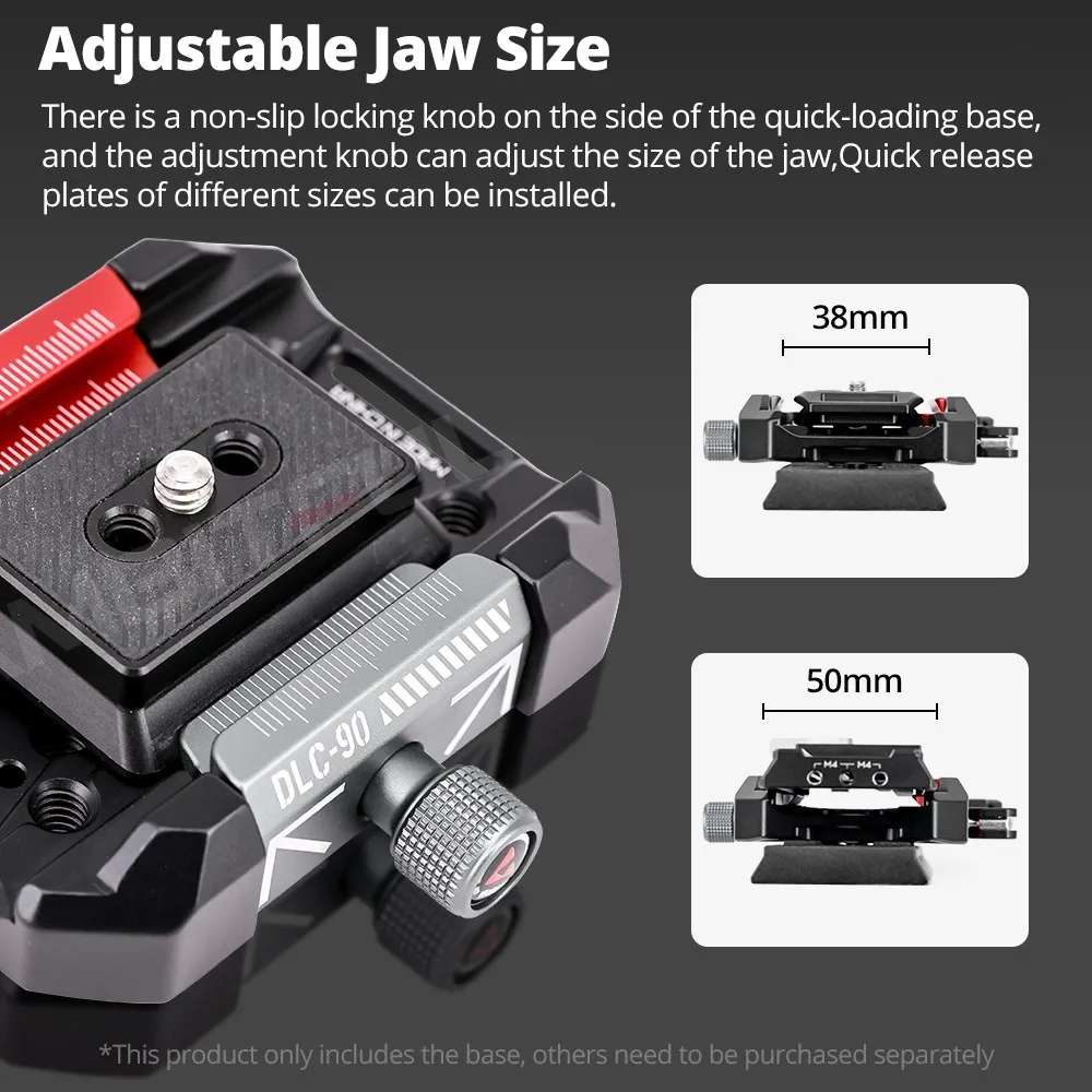 Vlogger DLC90 Quick Realease Plate Fit for Manfrotto Arca Quick Set Up Mount Camera Tripod Clamp Adapter Accessories