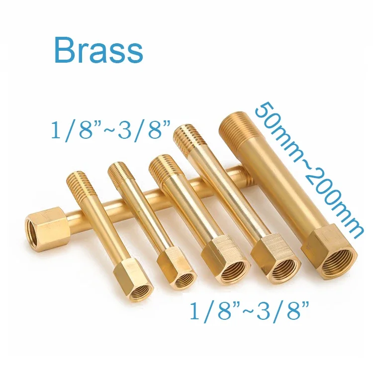 1 Pcs Brass Threaded Fitting Male To Female 1/8