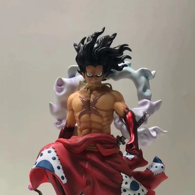 원피스 GK 애니메이션 피규어 모델 기어 4 몽키 D 루피 액션 피규어 24cm 높이 스태츄 수집용 장난감 피규어