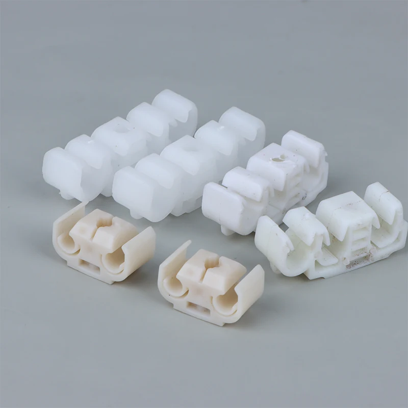 10 Pcs Car Brake Line Cable Bracket Vacuum Hose Pipe Clips For Santana Chery Chassis tubing fixed clip hooks
