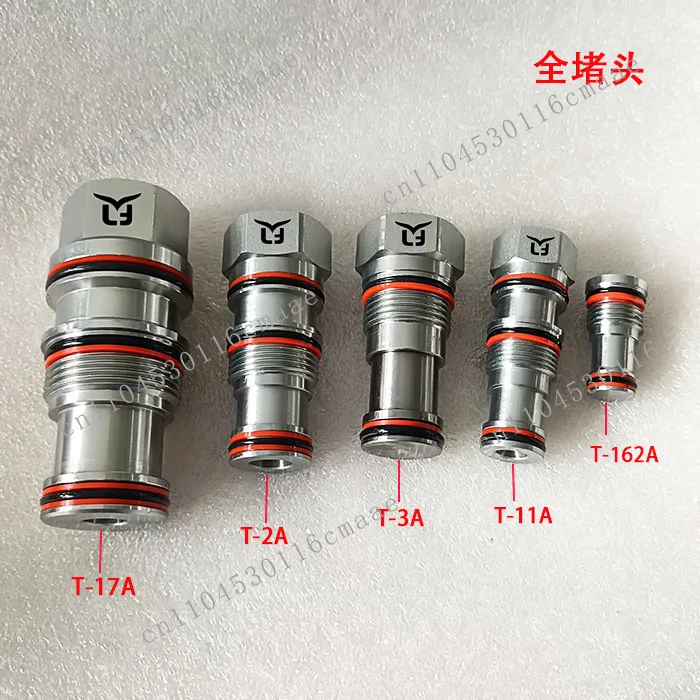 Hydraulic Threaded Cartridge Valve Full Block T-17A T-2A T-3A T-11A T-162A Construction Machinery Valve