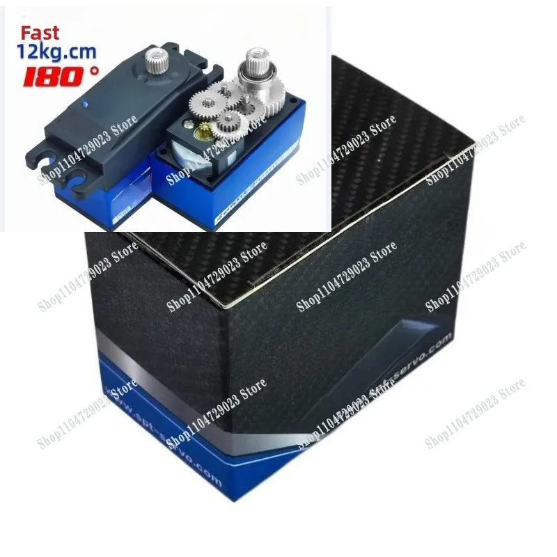 SPT4412LV/12KG large torque steering gear short short body remote  drift car model aircraft fixed wing model robot accessories