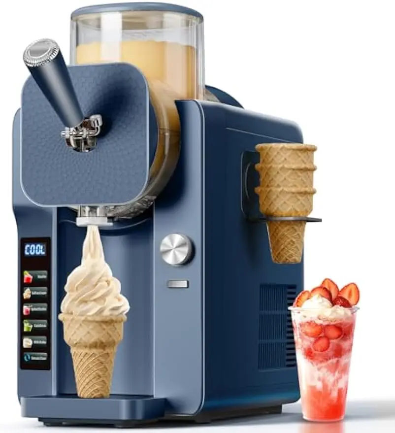 2 In 1 Frozen Beverage Appliance Slush Maker Ice Cream Processor Creates Smoothies Margaritas