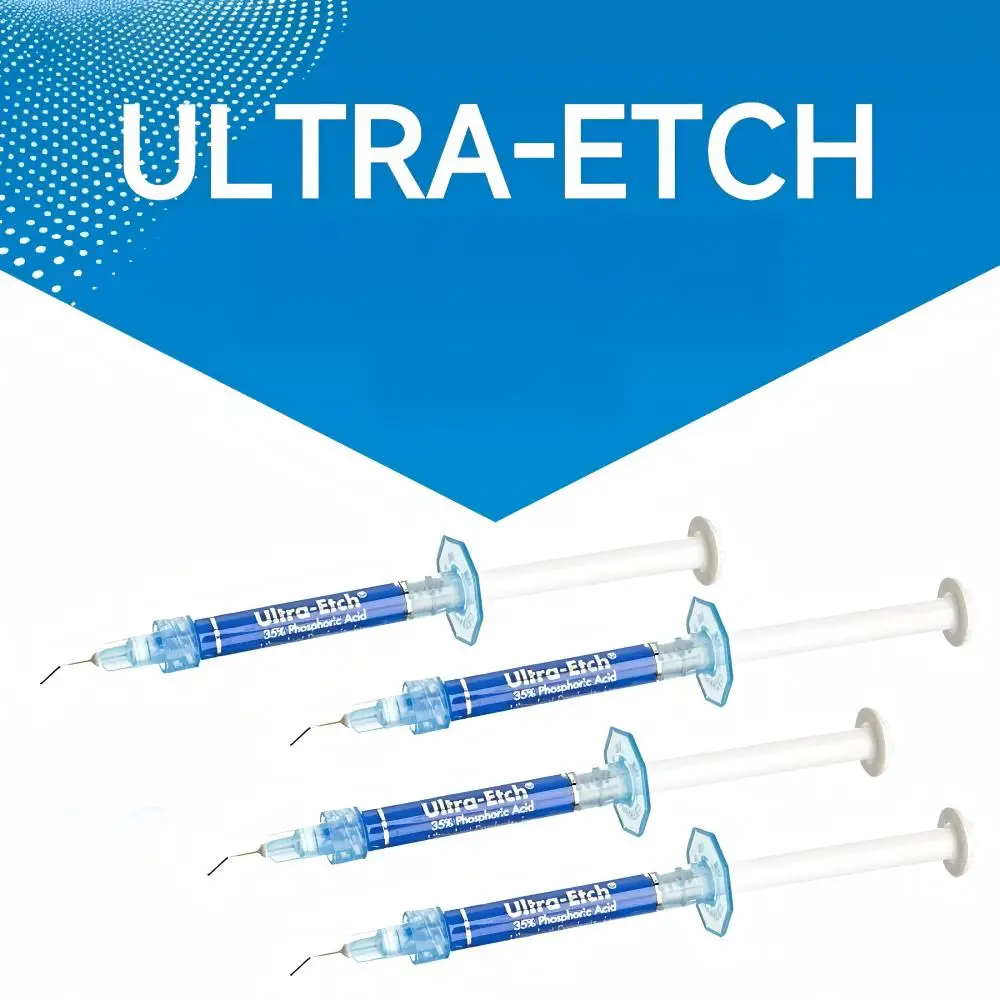 

Dental Ultradent Ultra-Etch 35% Phosphoric Acid Etchant Gel Superior Dental Bonding and Etching Blue Self-Limiting Etching Gel