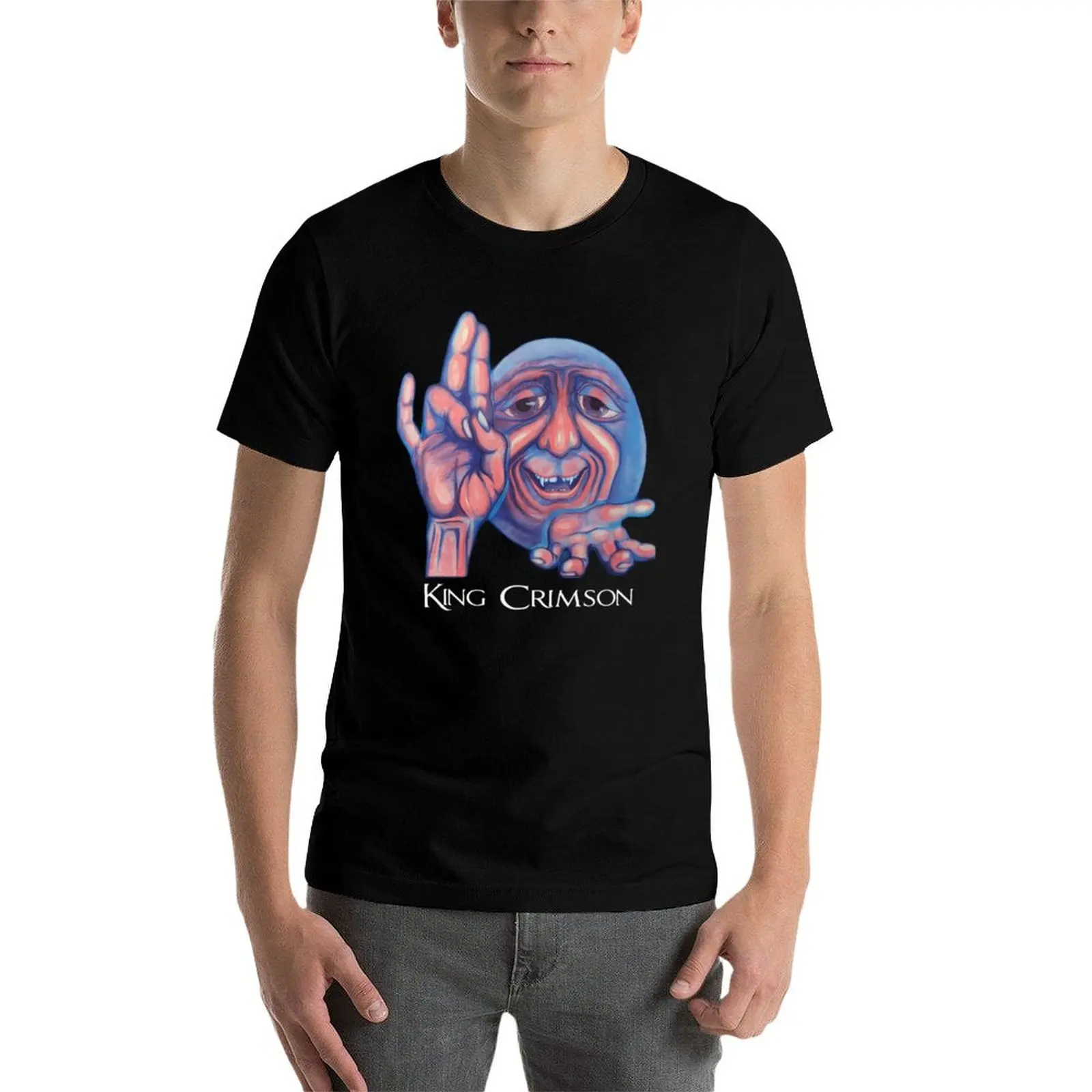 

Crimson King Artwork - In The Court Of The Crimson King Album T-Shirt t shirts for man graphic tees man graphic t shirt T-Shirt