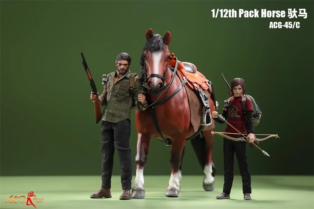 

1/12 ACGTOYS ACG-45 Mini Toys Model Pack Horse with Tools No Doll Figure Only Horse For 6" Action Figure Scene Component