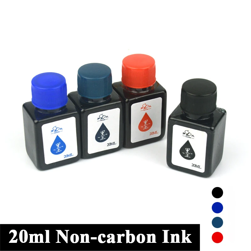 

20ml plastic bottle non-carbon fountain pen ink fountain pen ink sac ink