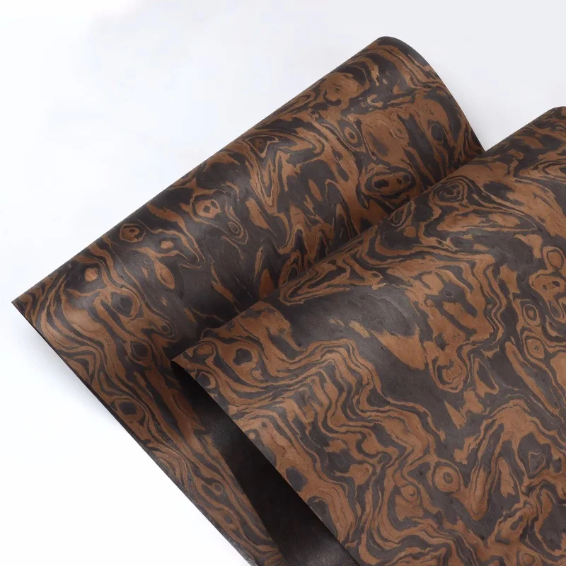 Veneer wood  Personalized Decoration Embellishment Totem random Pattern Technology Black Walnut Tree root tree bark