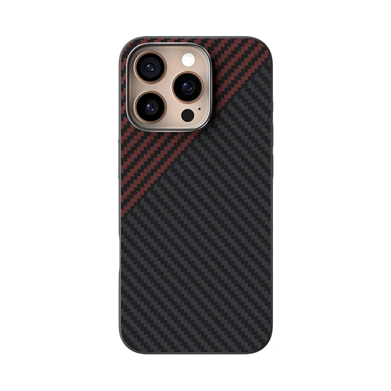 

For iPhone 14 Pro Max 14 Plus Case Magsafe Magnetic Wireless Charging Carbon Fiber Texture Camera Circle 2C Phone Case Cover