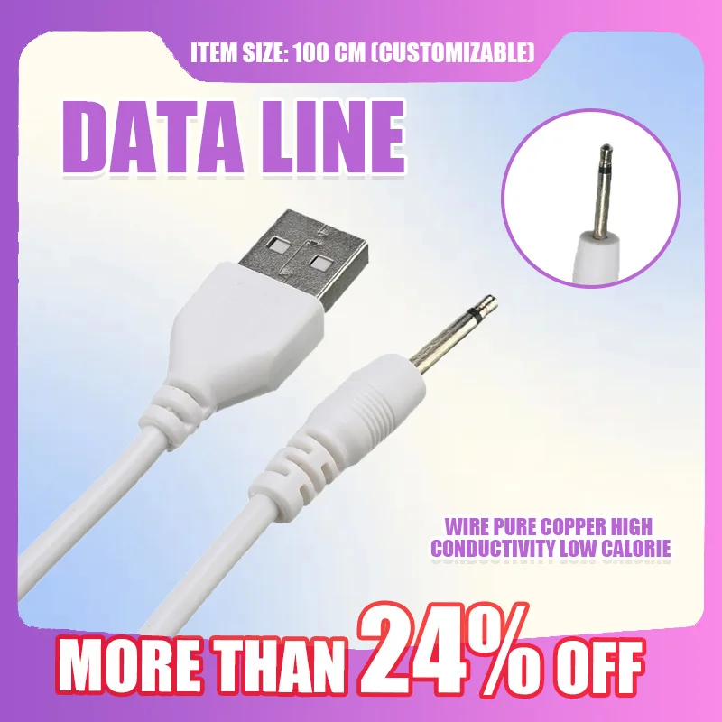 1m USB 2.0 A DC 2.5 millimetri Gomito 2A Linea di Carico del USB 2.5 USB2.5 Mono Audio Linea USB Martinetti spina Aux DC2.5mm Cavo Audio