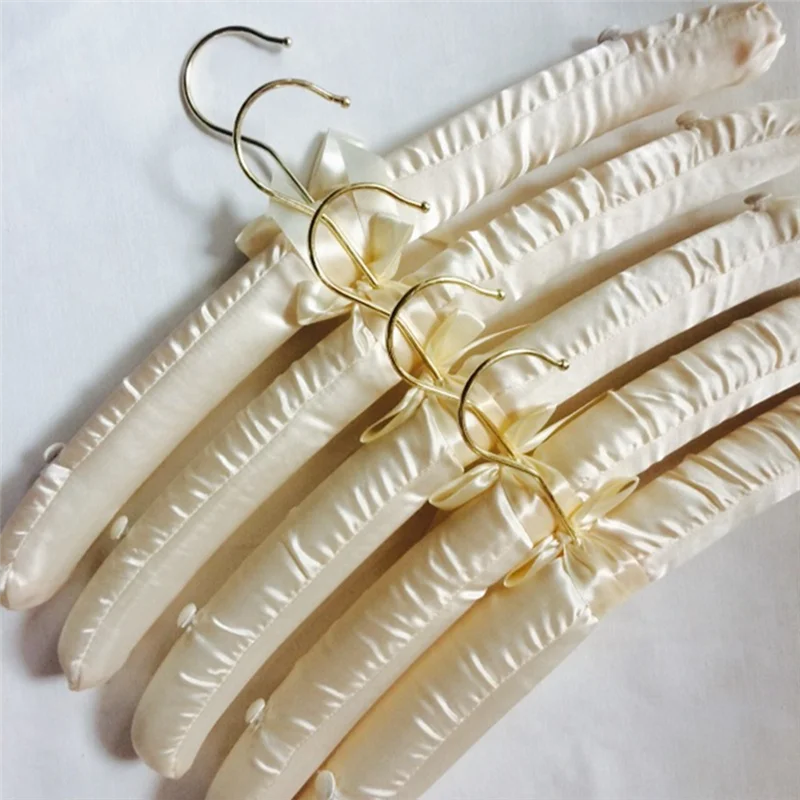 10 Pcs Non-Slip Hanger White Hangers Sweater Hangers Skirt Hangers Padded Hangers for Women Clothing Foam Coat Hanger