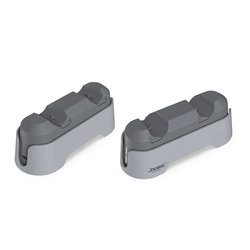 Estação de Carregamento Rápido Dupla com Indicador LED Compatível com Controle de Console de Jogo