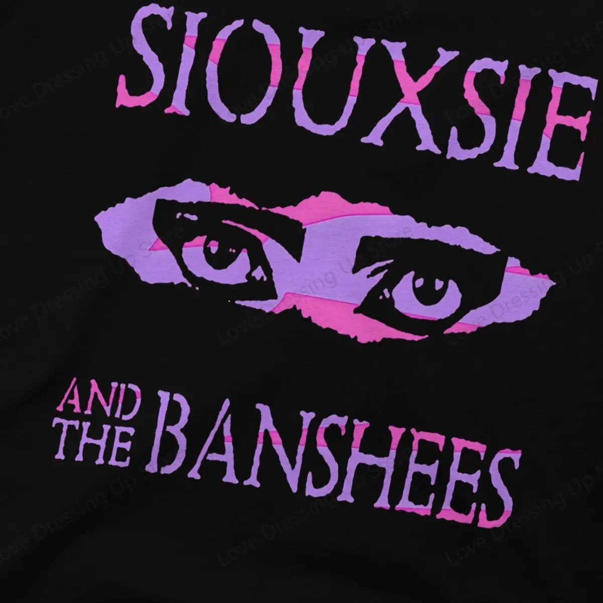 Duo Tone Siouxsie And The Banshees Cotton Short Sleeve T-shirt Men Women Versatile  Couple Tops
