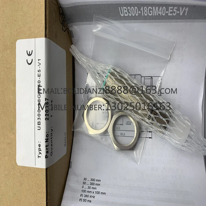 

New ultrasonic sensor UB300-18GM60-E5-V1-M UB300-18GM60A-E5-V1-M warranty for one year in stock