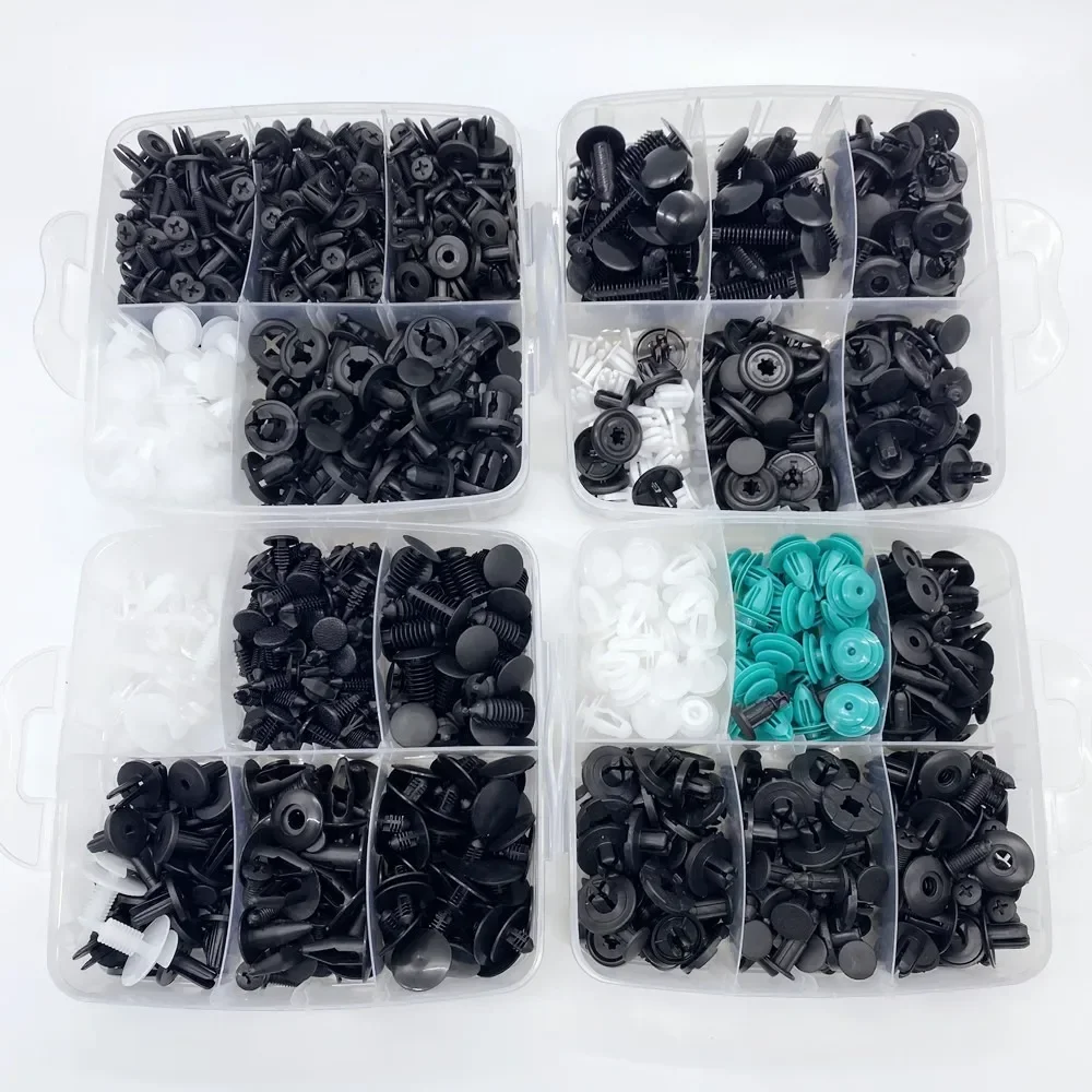 

For audi BMW Toyota Car Plastic Retainer Clips Kit 800pcs Auto Fender Push Pin Rivet Door Trim Panel Car Fastener Clip Mixed Set