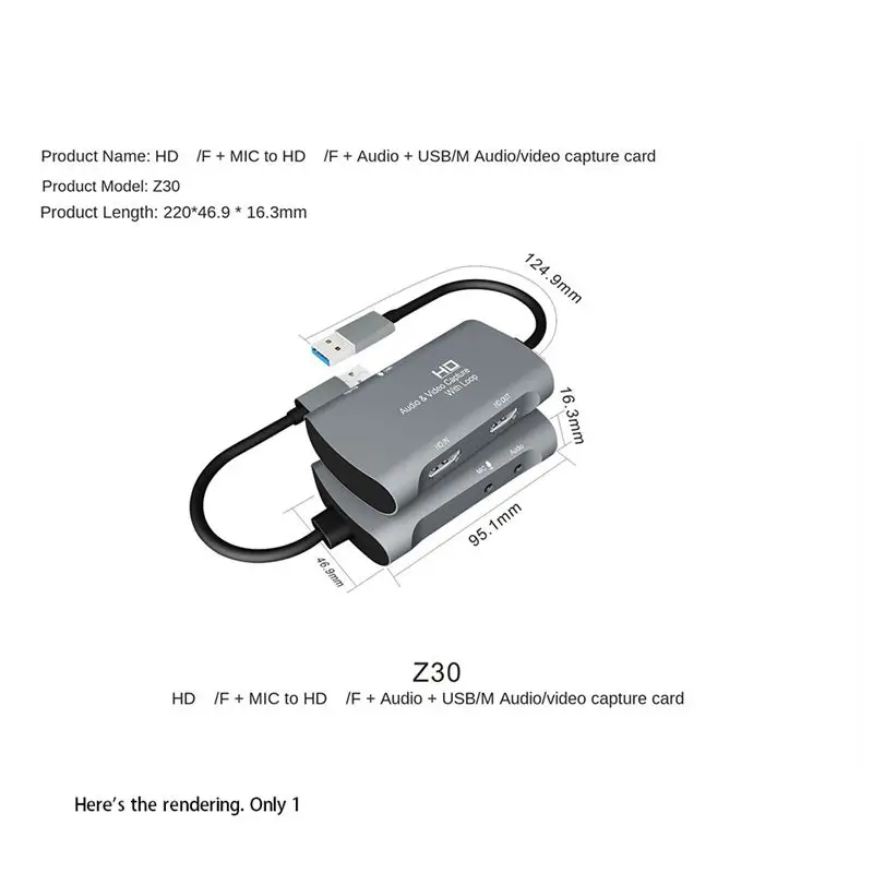 بطاقة التقاط الفيديو MYdaY- 4K 1080P60 هرتز HDMI-متوافقة مع بطاقة التقاط الفيديو USB مناسبة لتسجيل الألعاب والبث المباشر #2