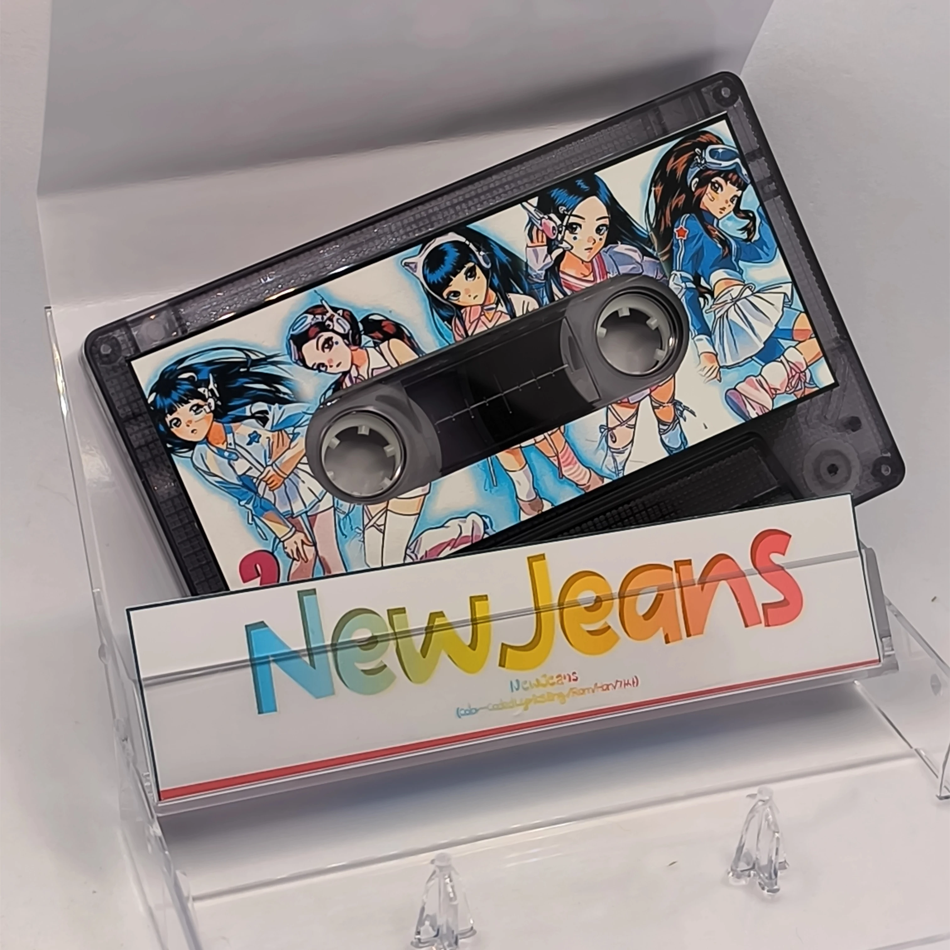 KR Pop NewJeans Haerin Music Tape Hanni Greatest Hits Album Cassettes Cosplay Recorder Car Walkman Soundtracks Box Party Music