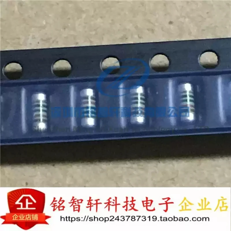 Surface mount color ring cylindrical resistor SMM02040C1002FB300 0204 1% 10K imported