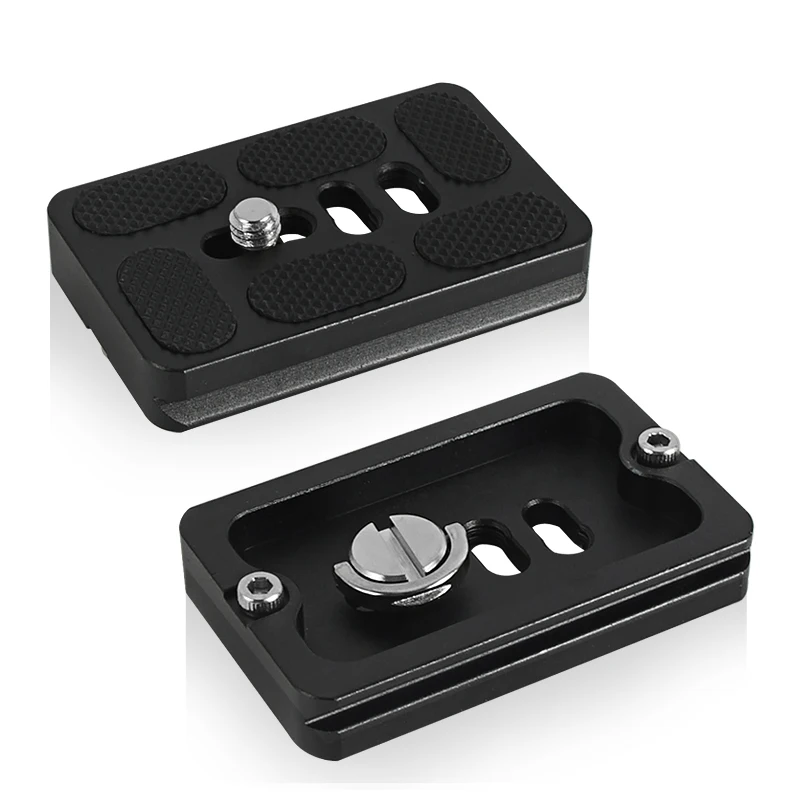 Tripod Plate Quick Release Plate Camera Plate Quick Clamp Fast Mount PU Plate for Arca Swiss DSLR Camera Tripod Head
