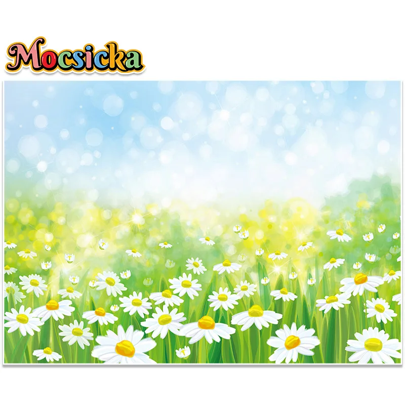 MOCSICKA Spring Nature Blooming Trees Forest Flowers Photography Backgrounds Photographic Studio Photo Backdrop Props Photocall