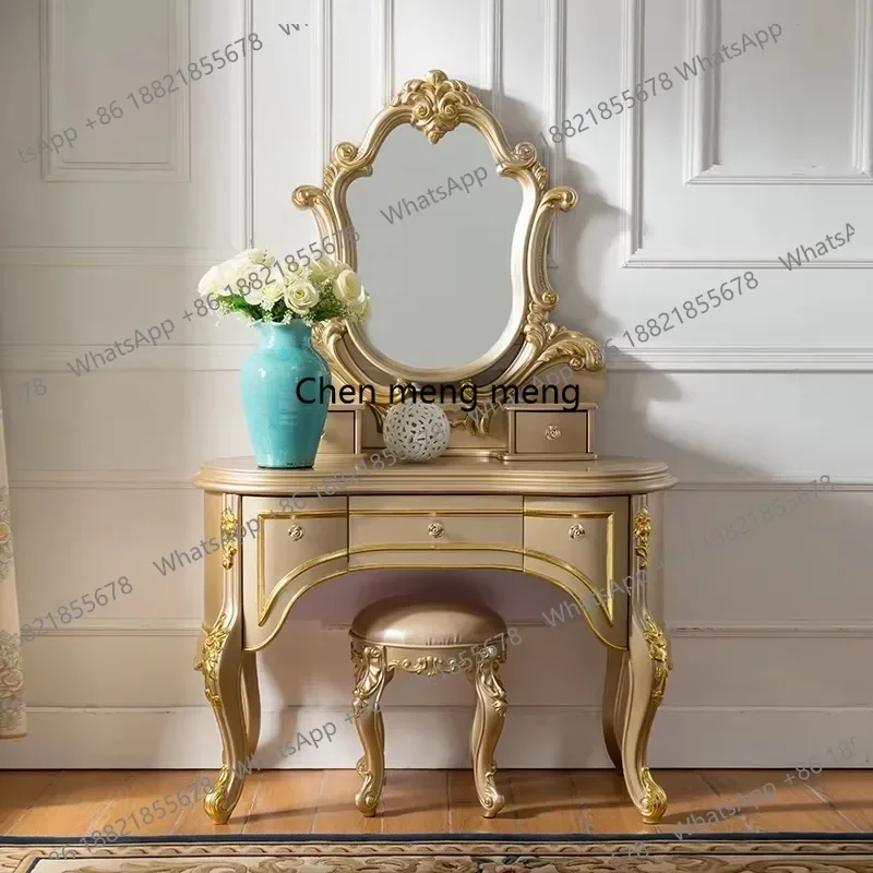 Tocador de Almacenamiento Beige RR, Mueble de Madera Nórdico con Cajones Estéticos, Cómoda para Dormitorio, Ahorro de Espacio, Mueble para el Hogar