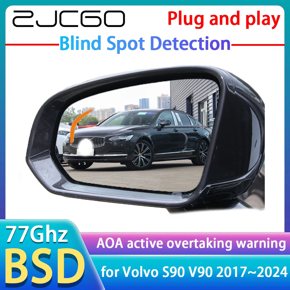 

ZJCGO 77GHz Radar Detector BSD Blind Spot Detection Alert Mirror Assistance Accessories For Volvo C70 2006~2013