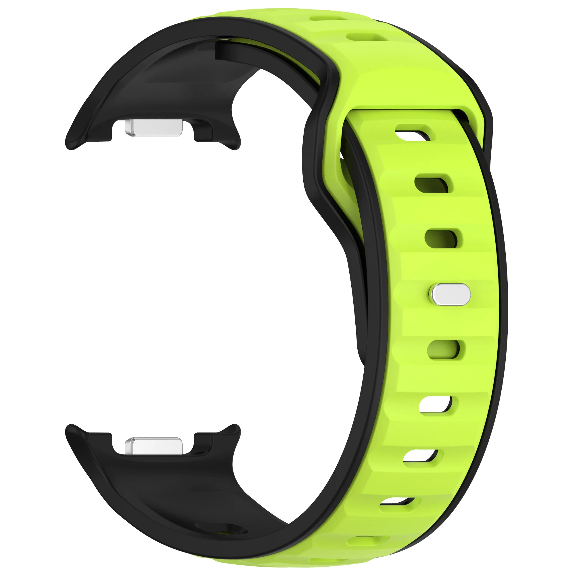 Two-Color Silicone Strap for Samsung Galaxy Watch 9/8 40mm 44mm Comfortable Bracelet band For Galaxy Watch 8 Classic 46mm Belt