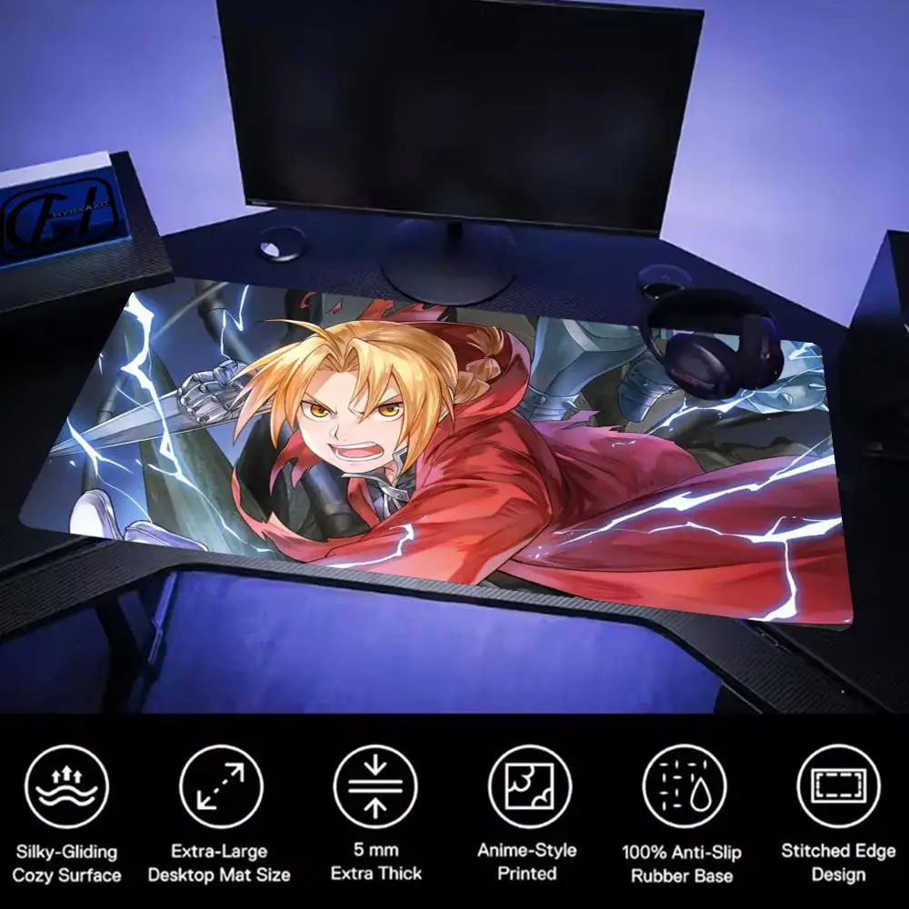 

MINISO Steel Alchemist Mouse Pad Mouse Pad Desk Mouse Pad Cute HD Desk Pad Extended Gaming Keyboard Mats Large XXL Gamer